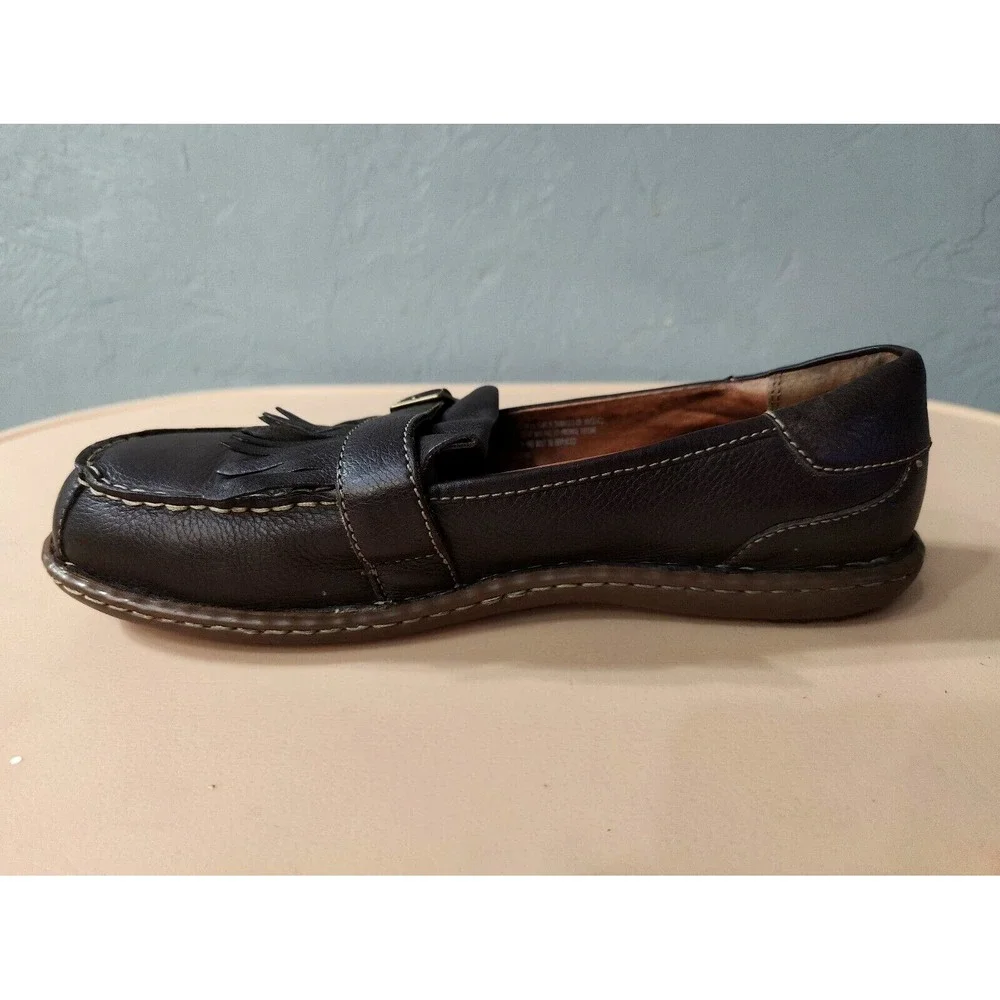 Hush Puppies Professionals Brown Buckle Loafers Men‎ Size 11 Wide Slip On